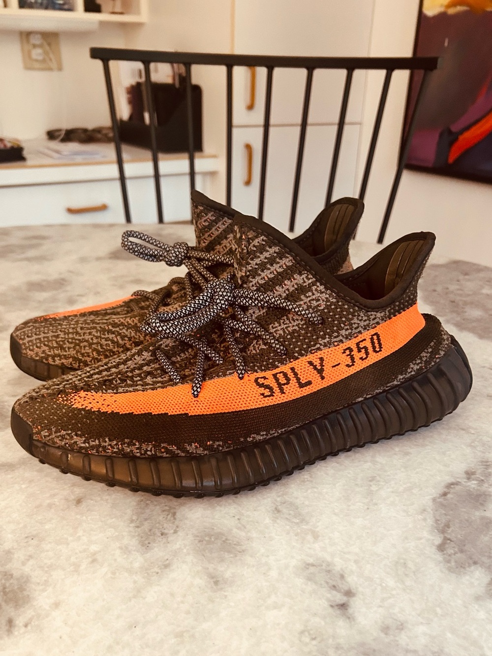 Men’s Adidas Yeezy Boost 350 V2- Carbon Beluga 9.5